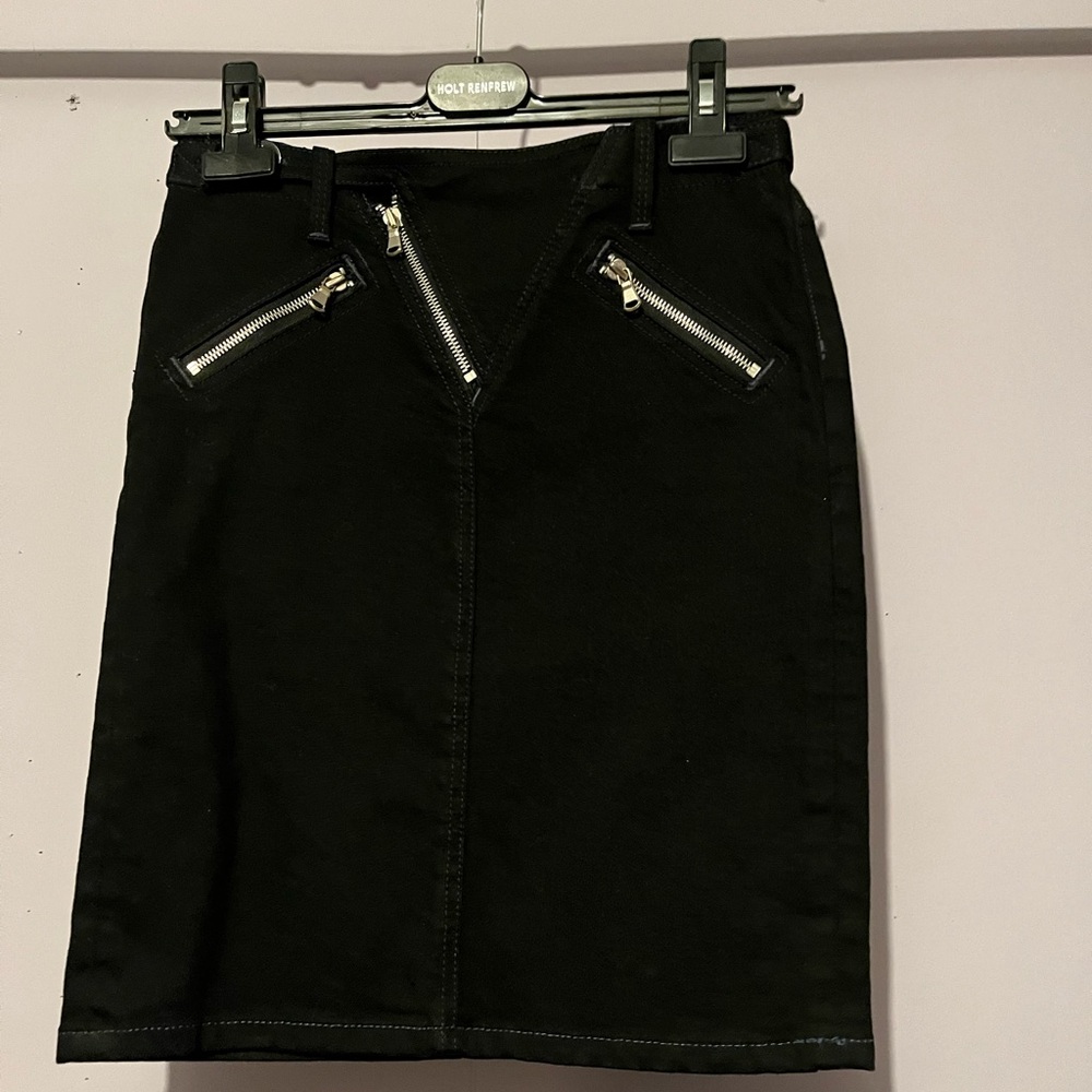 Marc Jacob Denim Zipper Detail Skirt